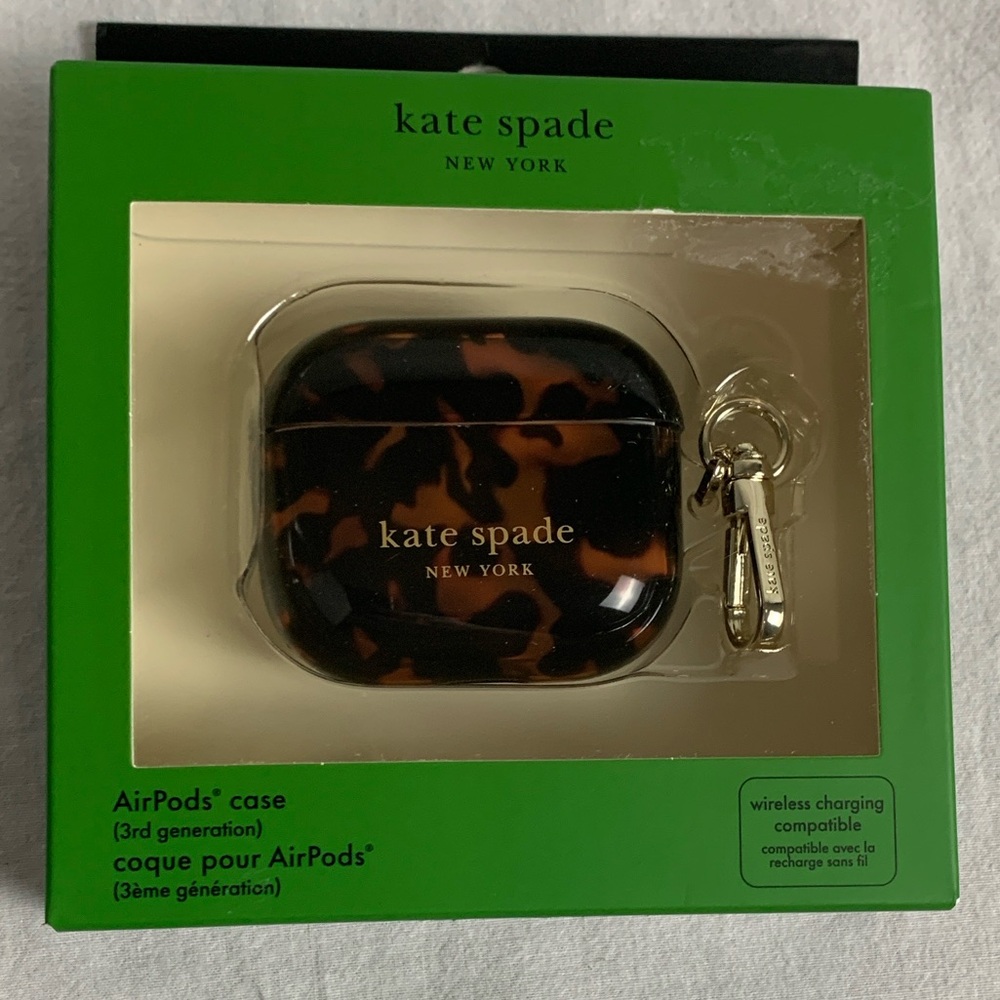 kate spade Brown Tortoise AirPods Case